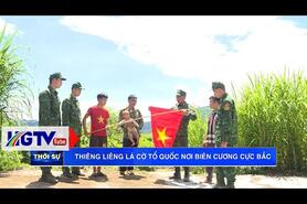 Thiêng liêng lá cờ tổ quốc nơi biên cương cực Bắc