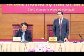 Đoàn công tác tỉnh Hà Giang làm việc với tỉnh Lào Cai