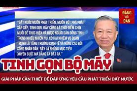 Phản bác luận điệu xuyên tạc về tinh gọn tổ chức, bộ máy - Phần 1: Yêu cầu khách quan của lịch sử