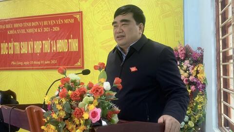 Tổ Đại biểu HĐND tỉnh tiếp xúc cử tri tại xã Phú Lũng, Thắng Mố, huyện Yên Minh