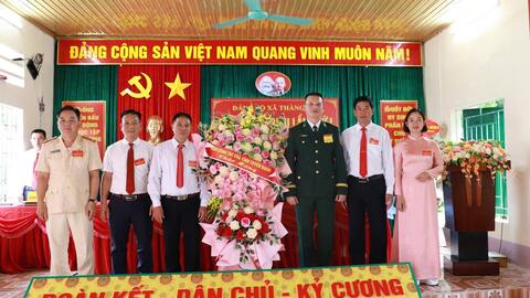 Đảng bộ xã Thàng Tín tổ chức thành công Đại hội đại biểu lần thứ I, nhiệm kỳ 2025 – 2030