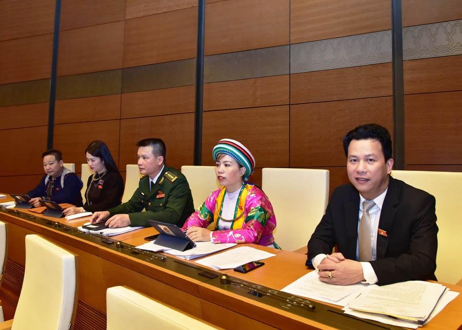 Đoàn ĐBQH tỉnh Hà Giang dự phiên khai mạc Kỳ họp thứ 3, Quốc hội khóa XV ngày 23.5.
