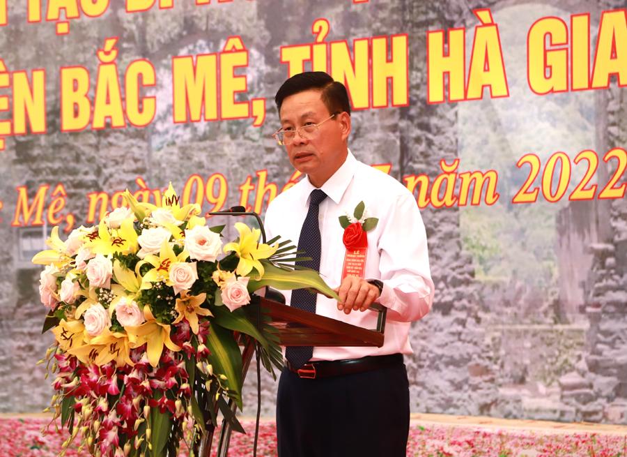 Chủ tịch UBND tỉnh Nguyễn Văn Sơn phát biểu tại buổi lễ