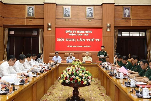 Tổng Bí thư Nguyễn Phú Trọng chủ trì Hội nghị Quân ủy Trung ương lần thứ tư - Ảnh 5.