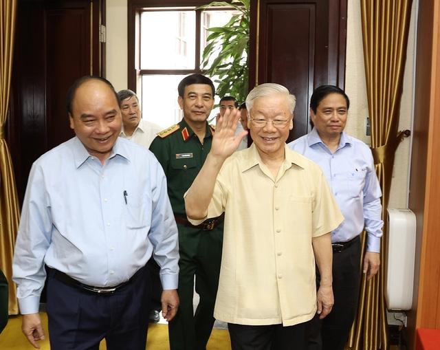 Tổng Bí thư Nguyễn Phú Trọng chủ trì Hội nghị Quân ủy Trung ương lần thứ tư - Ảnh 4.