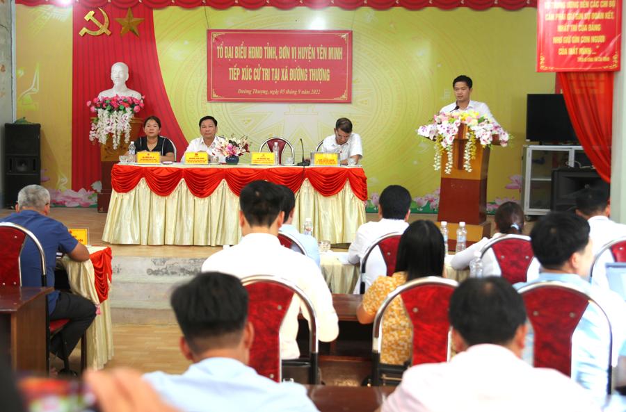Trưởng Ban Tuyên giáo Tỉnh ủy Vũ Mạnh Hà giải trình một số nội dung thuộc thẩm quyền.