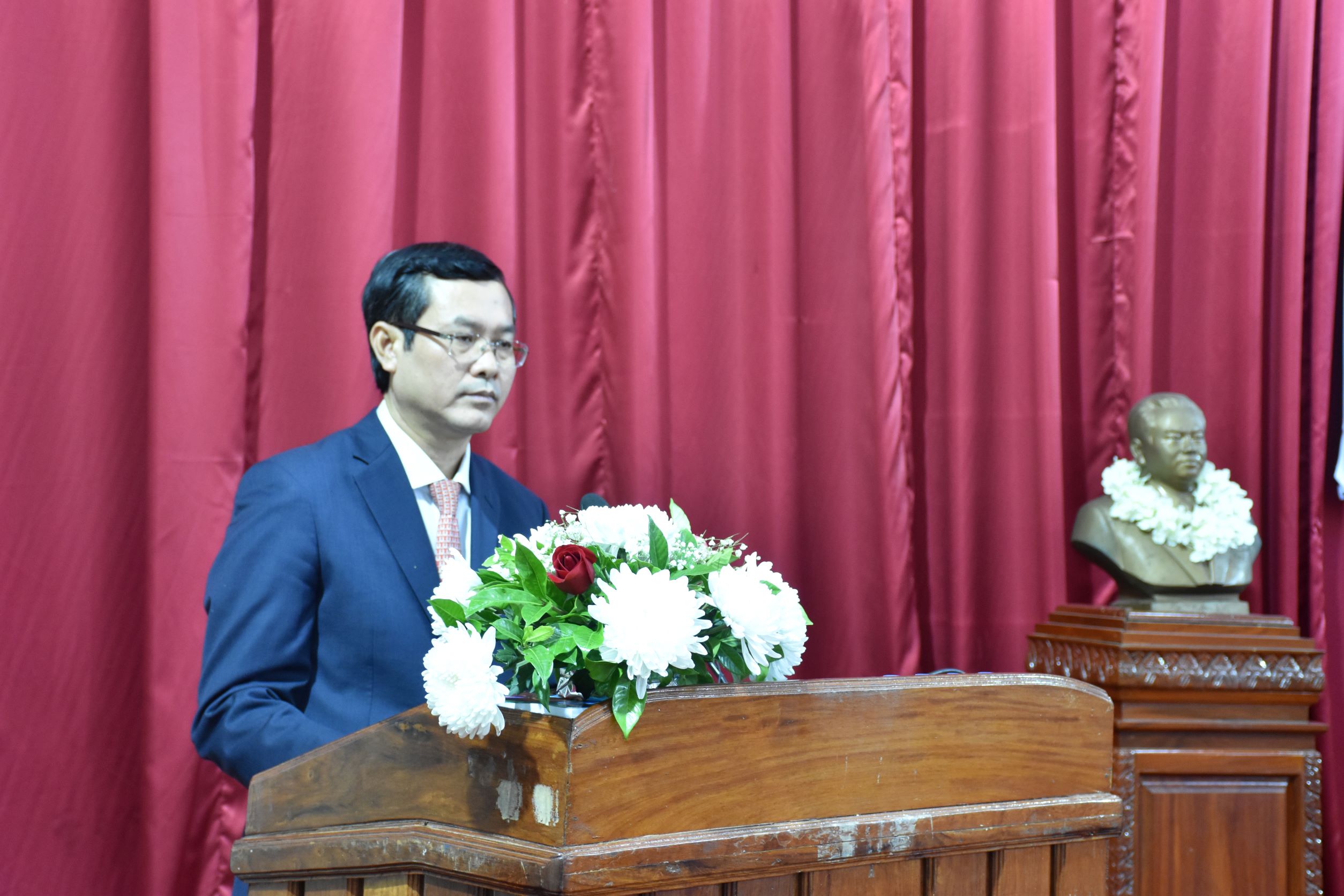 Thứ trưởng Bộ Giáo dục và Đào tạo Việt Nam Nguyễn Văn Phúc phát biểu tại Diễn đàn.