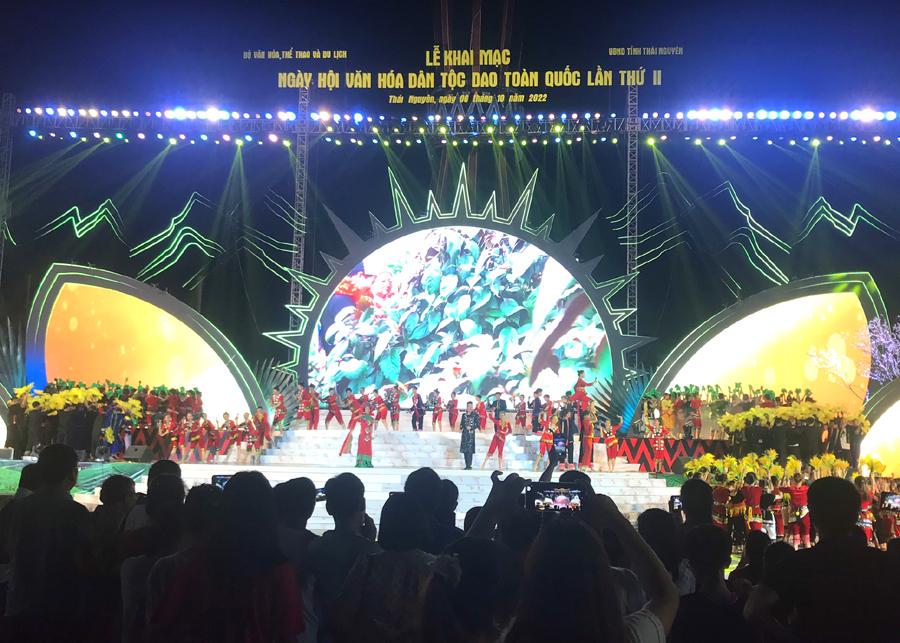 Lễ khai mạc Ngày hội Văn hóa dân tộc Dao toàn quốc lần thứ II, tại Quảng trường Võ Nguyên Giáp Tp.Thái Nguyên tỉnh Thái Nguyên