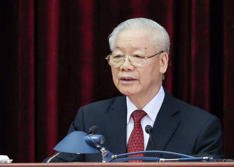 Tổng Bí thư Nguyễn Phú Trọng khẳng định Hội nghị Trung ương 6 (khoá XIII) đã thành công tốt đẹp với một khối lượng công việc rất lớn, rất quan trọng và phức tạp
