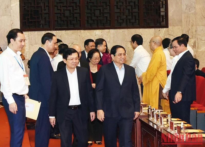 Thủ tướng Phạm Minh Chính đến dự Chương trình "Cả nước chung tay vì người nghèo" năm 2022.