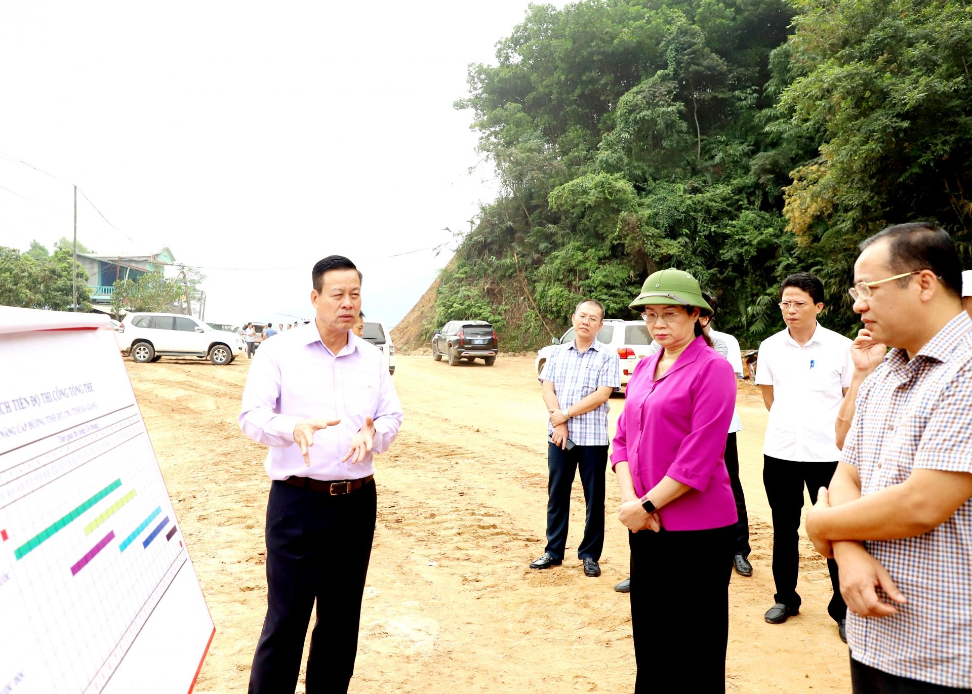 Chủ tịch UBND tỉnh Nguyễn Văn Sơn chỉ đạo việc thực hiện dự án ĐT.178.