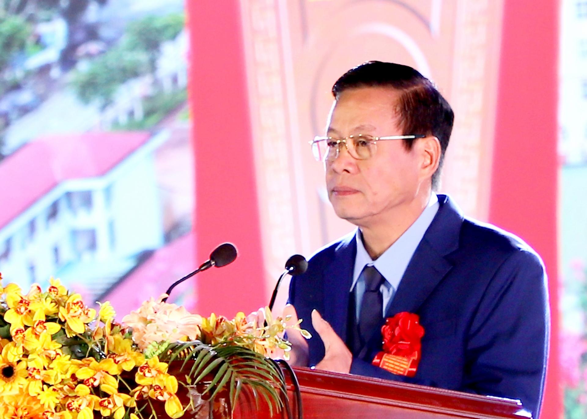 Chủ tịch UBND tỉnh Nguyễn Văn Sơn phát biểu tại Lễ kỷ niệm.