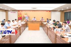 Thường trực Tỉnh ủy làm việc với các tổ giúp việc BCĐ hợp nhất tỉnh Tuyên Quang – Hà Giang - Ngày 20/5/2025