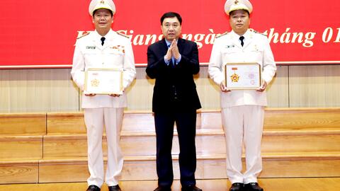 Quyền Bí thư Tỉnh ủy Nguyễn Mạnh Dũng dự Hội nghị triển khai công tác Công an năm 2024