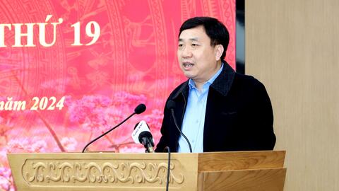 Hội nghị lần thứ 19 Ban Chấp hành Đảng bộ tỉnh