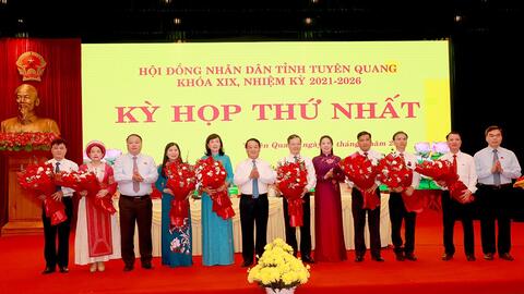 Danh sách Đoàn đại biểu Quốc hội tỉnh, Thường trực HĐND, UBND tỉnh Tuyên Quang