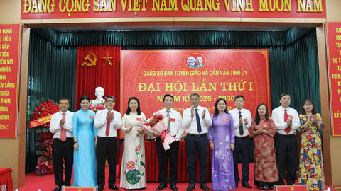 Đại hội Đảng bộ Ban Tuyên giáo và Dân vận Tỉnh ủy lần thứ I nhiệm kỳ 2025-2030