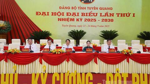 Phiên trù bị Đại hội đại biểu Đảng bộ tỉnh Tuyên Quang lần thứ I, nhiệm kỳ 2025-2030