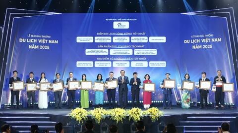 Hai sản phẩm du lịch Tuyên Quang được vinh danh tại Giải thưởng Du lịch Việt Nam 2025