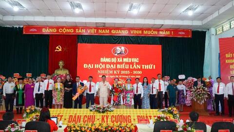 Đại hội Đảng bộ xã Mèo Vạc lần thứ I: Dấu mốc chính trị quan trọng trong tiến trình phát triển địa phương