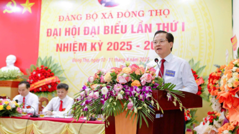 Đại hội đại biểu Đảng bộ xã Đông Thọ lần thứ I, nhiệm kỳ 2025–2030: Dấu mốc quan trọng, khởi đầu cho chặng đường phát triển mới