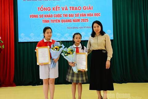 Tổng kết và trao giải cuộc thi Đại sứ văn hóa đọc tỉnh Tuyên Quang năm 2025