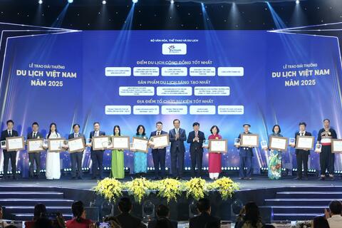 Hai sản phẩm du lịch Tuyên Quang được vinh danh tại Giải thưởng Du lịch Việt Nam 2025