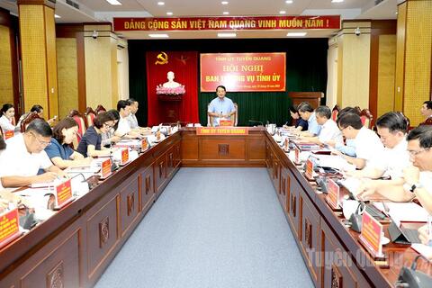 Ban Thường vụ Tỉnh ủy họp cho ý kiến vào nhiều nội dung quan trọng