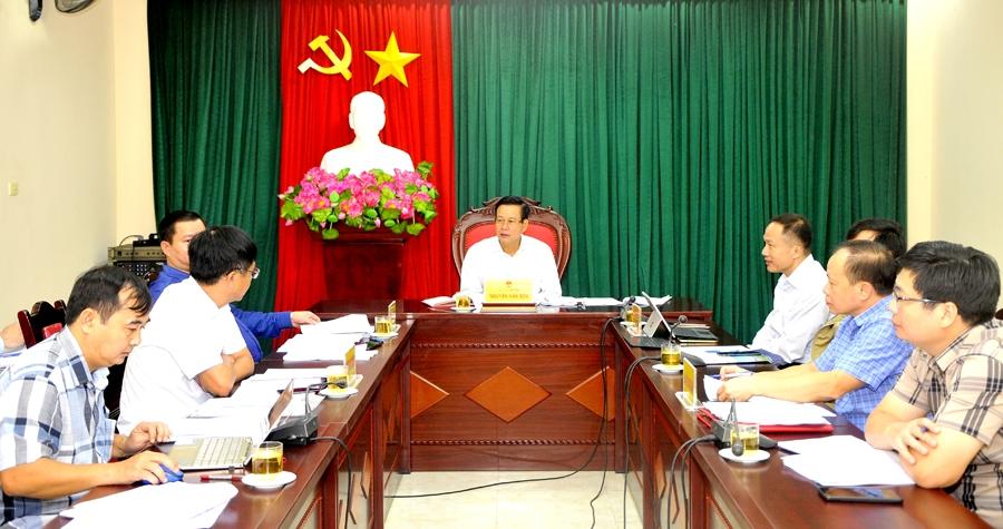 Chủ tịch UBND tỉnh Nguyễn Văn Sơn chủ trì buổi tiếp công dân.