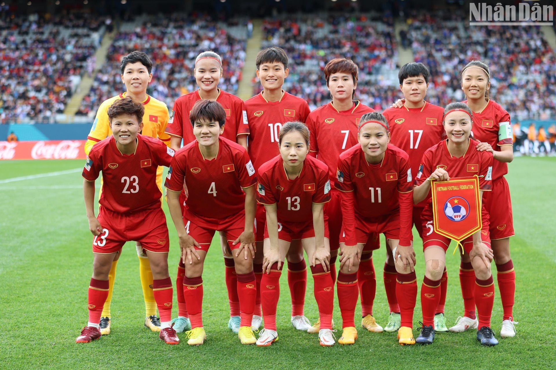 [Ảnh] Đội tuyển nữ Việt Nam thi đấu kiên cường trước đội tuyển Mỹ ảnh 2
