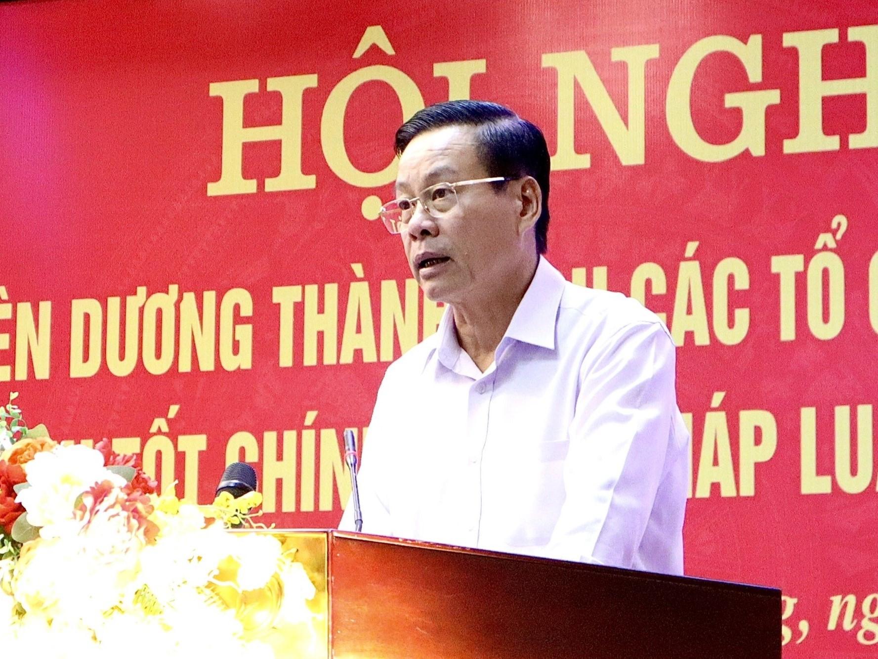 Chủ tịch UBND tỉnh Nguyễn Văn Sơn phát biểu tại hội nghị