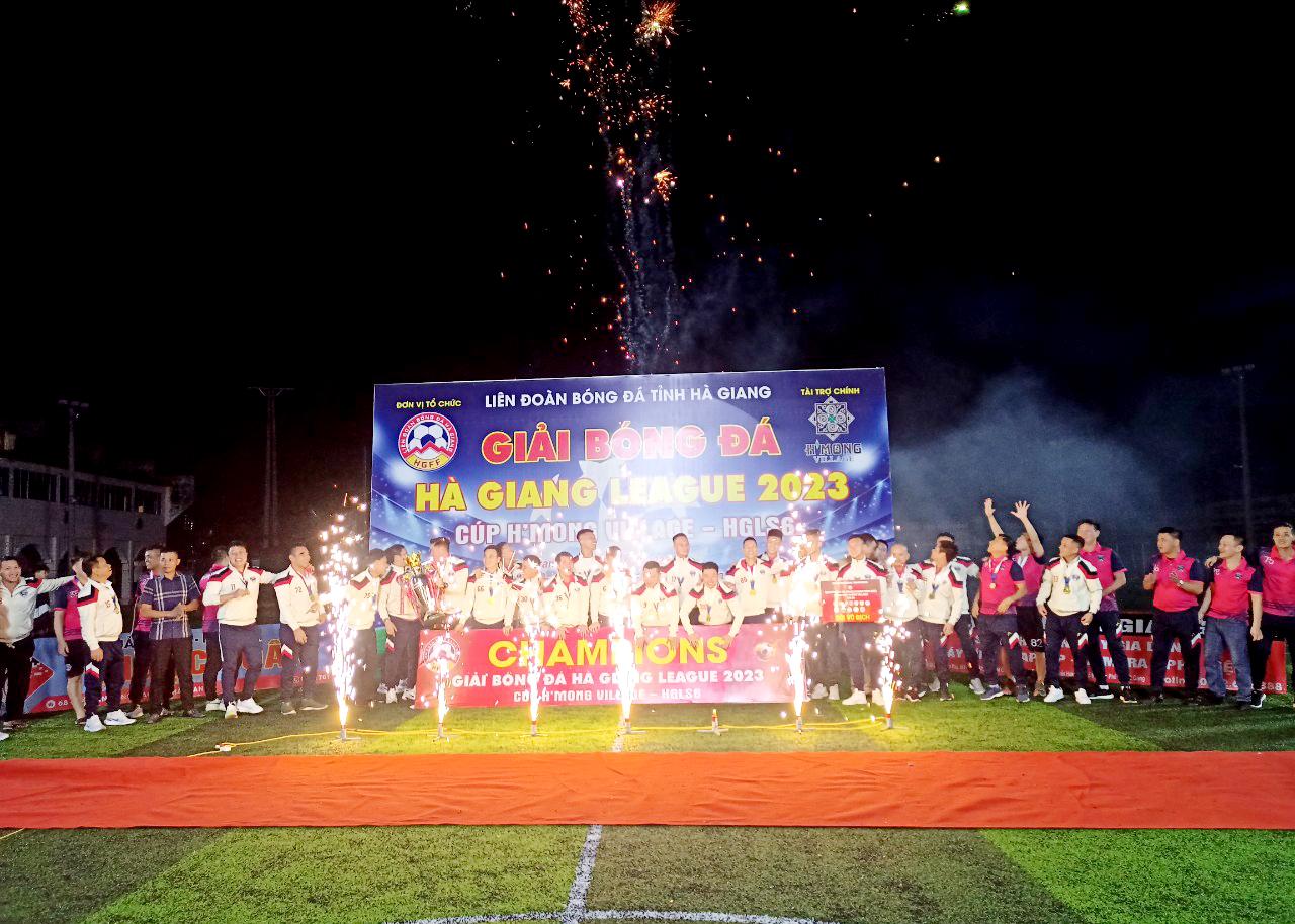Hà Giang FC xuất sắc giành ngôi Vô địch Giải bóng đá Hà Giang League HGLS6 năm 2023