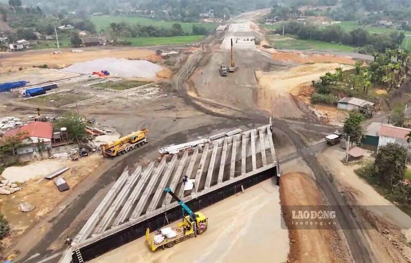 Dự án cao tốc Tuyên Quang - Hà Giang. Ảnh: Lam Thanh